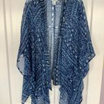 Arizona Rectangle Triangle Blue Blouse Size M Photo 8