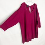 Attention  Plus Women's Cold Shoulder Pink Sweater Top Size 3X Photo 2