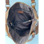 Heshe Women’s Genuine Cognac Cowhide Leather Large Purse READ Photo 3