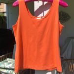 Chico's CHICO’S Orange Microfiber Tank Top 1 Photo 1