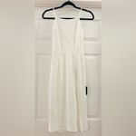 NWT Lulus Never Look Back Backless Bodycon Midi Dress White sz Small Photo 5