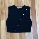 ZARA Black cropped top Photo 0