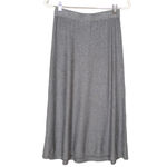 MASAI Copenhagen Grey Knit Viscose Stina Midi Skirt Elastic Waist Women's Small Gray Photo 1