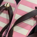 Juicy Couture Pam Gela Flip Flops Sandals Pink White Brown Women’s Size US 8 Photo 6