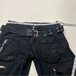 Johnny Was  Pete & Greta Womens Size 6 Marika Cargo Pants Black Grunge‎ *FLAWED Photo 8