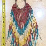 Anthropologie  Cascading Fringe Statement Necklace Photo 1