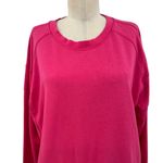 Sweaty Betty  After Class Crop Sweatshirt Bright Pink Size US 10 / Large‎ Photo 2