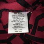 Escapada  Trellis Print Top Crimson Black Size XS Photo 4