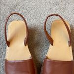 Kenneth Cole Reaction Luggage Brown Fine Glass Platform Wedge Sandals SIZE 8.5 Photo 1