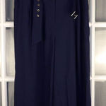 City Chic NWT  Stitch Fix Womens Navy Blue Easy‎ Crop Pants Medium Photo 0