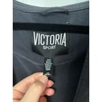 Victoria Sport Sleeveless Hoodie Vest Top Gray Athleisure Workout Large Photo 1