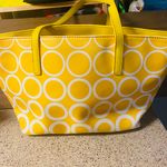 Kenneth Cole Reaction tote bag yellow with print Photo 2