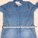 Outerknown  Wyatt Long Sleeve Button Front Denim Jumpsuit Blue Size‎ Medium New Photo 12
