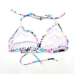OP White Triangle String Bikini Top Small Swimwear Swimsuit Photo 1