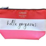 Clinique  x Kate Spade Hello Gorgeous Pink, Red, White Makeup Bag Photo 0