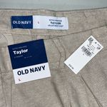Old Navy  NWT L Flax Extra High-Rise Linen Blend Adjustable Waist Taylor Shorts Photo 2