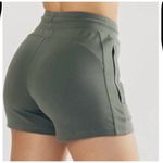 Alphalete  Womens Blue Essential Core Shorts, Small Photo 4