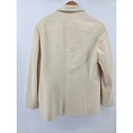 J. Crew Women's Cream Wool Cashmere Blend Blazer Size 12 Single Button Photo 2