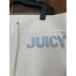 Juicy Couture Terry Cloth Drawstring Flare Pant Y2K Sweatpant Small S White Photo 5