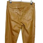 L'Agence Womens Sabine Dark Khaki Coated Skinny Mid Rise Jeans Size 26 Photo 5