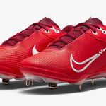 Nike Women’s Hyperdiamond 4 Elite Softball Cleats Red Size 11.5 Photo 0
