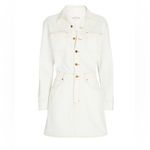 SLVRLAKE Jagger White Denim Mini Dress Photo 4
