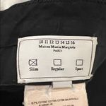 Maison Martin Margiela Women's Black Slim Trouser Pants Size 10 Photo 10