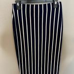 Sanctuary Vertical Striped Navy Midi Pencil Skirt Sz S Photo 2