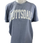 Brandy Melville Women's Blue Scottsdale Short Sleeve Crew T Shirt Tee Top Size M Photo 0