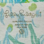 Lilly Pulitzer Palmetto Henley Dress Womens XS Blue Green Floral Resort Tropical Photo 4