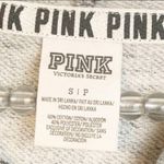 PINK - Victoria's Secret Victoria’s Secret Pink Size Small Grey Hooded Zip Up Jacket Sweatshirt Photo 2