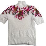 Anthropologie  wool white mock neck blouse Photo 1