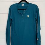 PINK - Victoria's Secret Victoria’s Secret Women’s Extra Small Blue Green Pineapple Longsleeve Photo 0