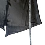 NONchalant Cameron Black Side Slit Satin Mini Skirt MEDIUM Photo 8