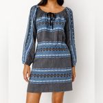 Lemlem Lucy Boho Mini Dress in Ocean Photo 8