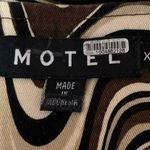 Motel Urban Outfitters Tie Dye Marble Swirl Ripple Straight Pelmo Mini Skirt XS Photo 3