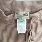 Anthropologie By Antrhopologie Womens Ribbed Knit Sweater Top + Pants Set Camel Size M Photo 4