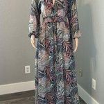 Victoria's Secret  Boho Paisley Coverup Maxi Dress MULTICOLOR SMALL #130 Photo 0