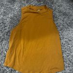 Mustard Sleeveless Top Yellow Photo 1