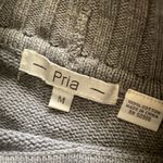 Pria Turtleneck Sweater Pullover Shirt Ribbed Soft Stretchy Size Medium Gray EUC Photo 2