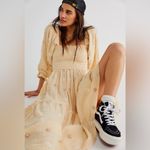 Free People  Dahlia Embroidered Maxi Dress Photo 1