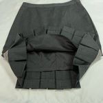 Banana Republic Factory Gray Pink Rosette Ribbon Detail Pleated Trim Skirt Photo 6