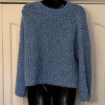 Sincerely Jules Textured Crew Neck Sweater Blue Women Size XS EUC Photo 2