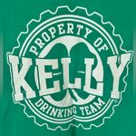 Gildan KELLY Drinking Team Unisex Short Sleeve T-shirt Size S 100% Soft Cotton NWT Photo 1