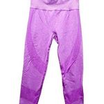 PINK - Victoria's Secret Victoria's Secret PINK Active Purple Seamless Leggings Activewear Size Medium Photo 0