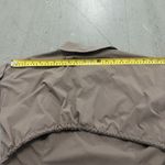 Athleta  Womens Brown Utility Dress Sz M Short Sleeve Zip Front Drawstring Waist Photo 9