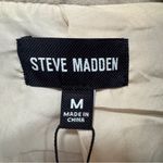 Steve Madden Nana Blazer Coat NWT size Medium in Oatmel Soft Button Front Photo 3
