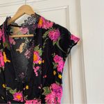 Free People  Alora Floral button down mini dress Photo 3