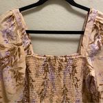 House of Harlow  1960 Linen Blend Tropical Palm Print Midi Dress Size Small Photo 3