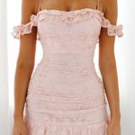 Selfie Leslie Matilda Pink Lace Mini Dress Photo 0